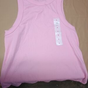 Old Navy Soft Pink Ribbed Tank